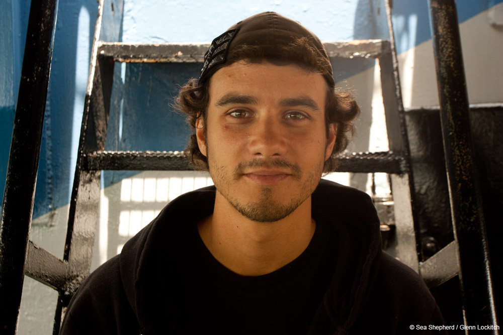 Gwen's Sea Shepherd Crew Mug Shot from back in the Antarctica Days!