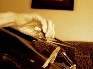 Dounis - "Always play 1/2 an inch above the string!"