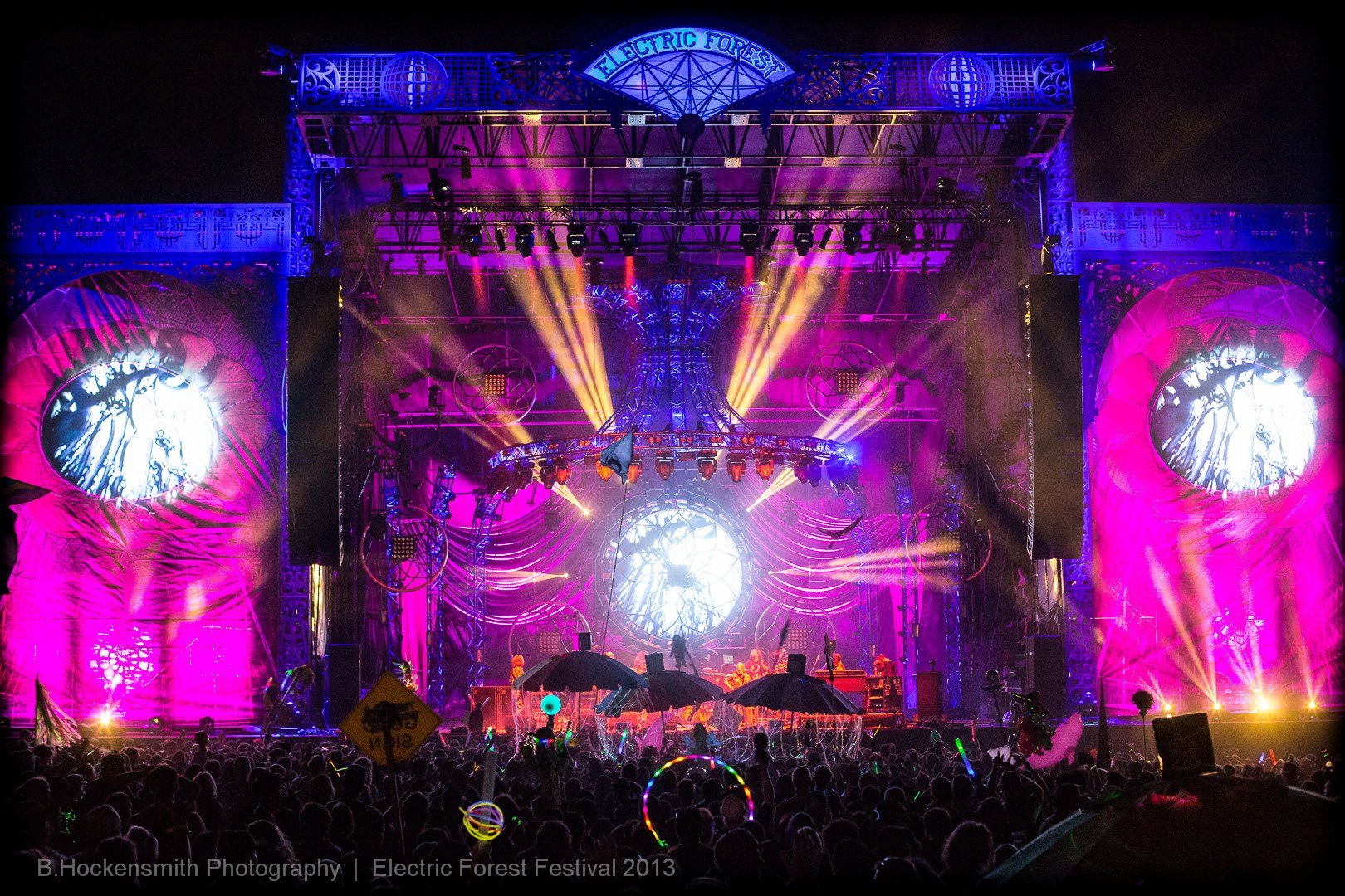 Electric Forest 2013. Used with permission from B. Hockensmith Photography