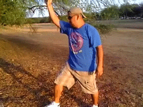 Oh yes, nothing beats throwing a frisbee in the great outdoors. Image Source: GIPHY