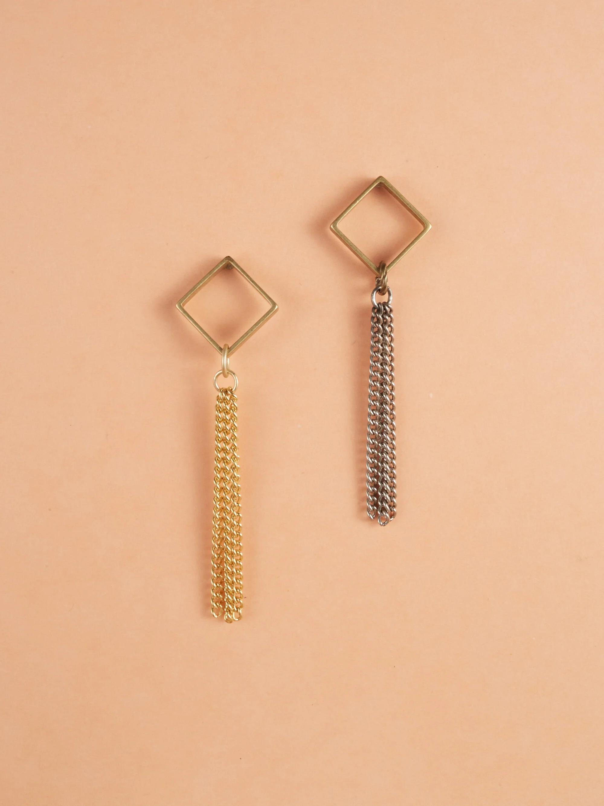 Chain Gang Post Earrings