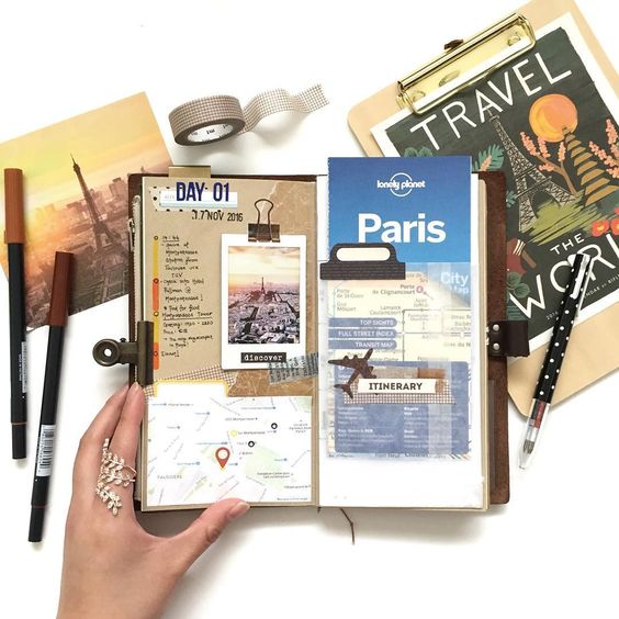 A Minimalist Guide To Travel Journaling Supplies & Journaling On