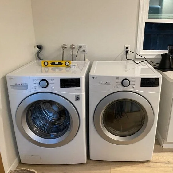 DIY Waterfall Butcher Block Washer & Dryer Counter — We The Dreamers
