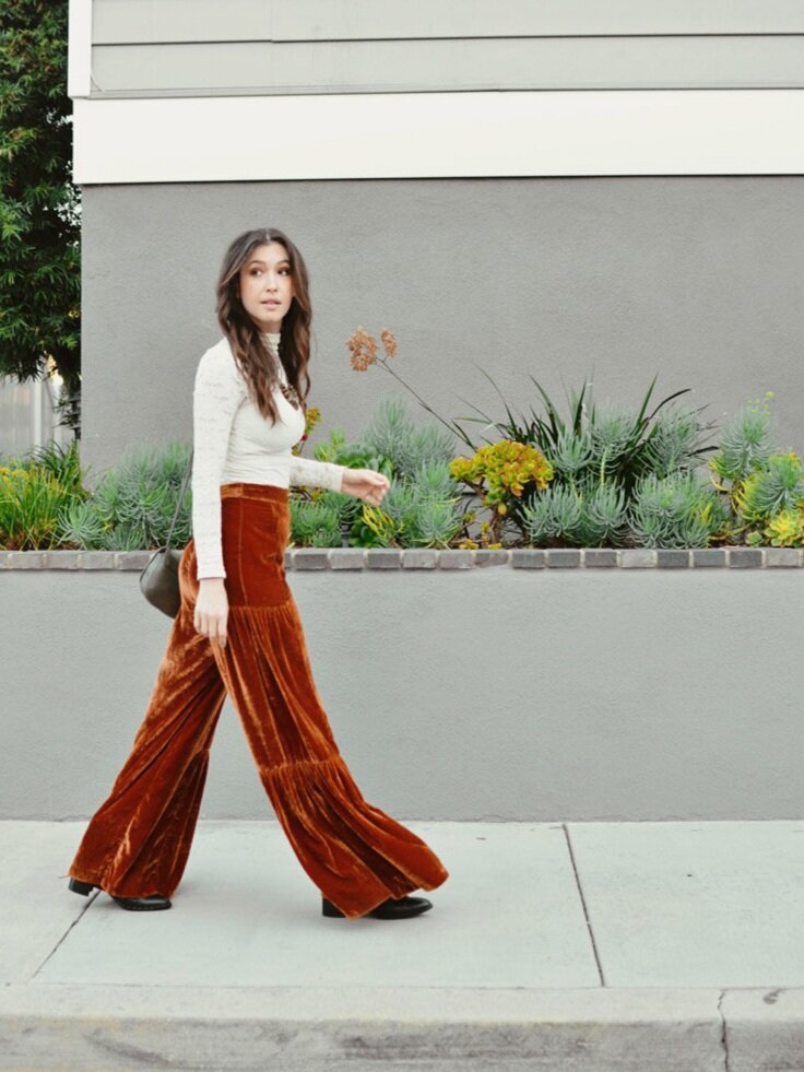 Aggregate 82+ velvet palazzo pants outfits super hot - in.eteachers