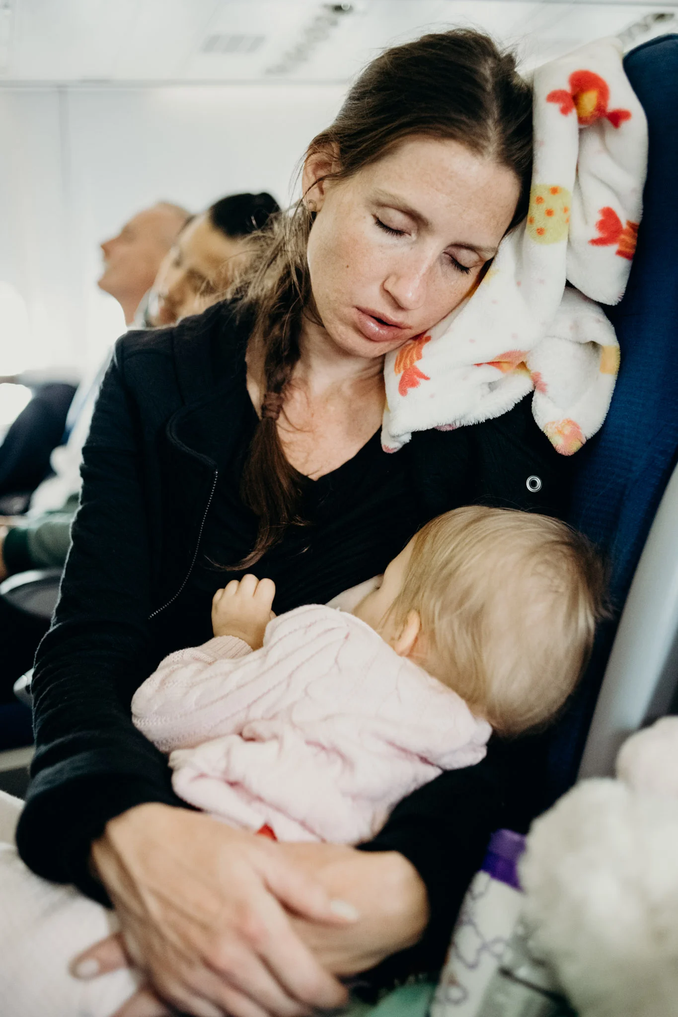 Everyone is exhausted. Sylvie sleeps while Leya sleeps.