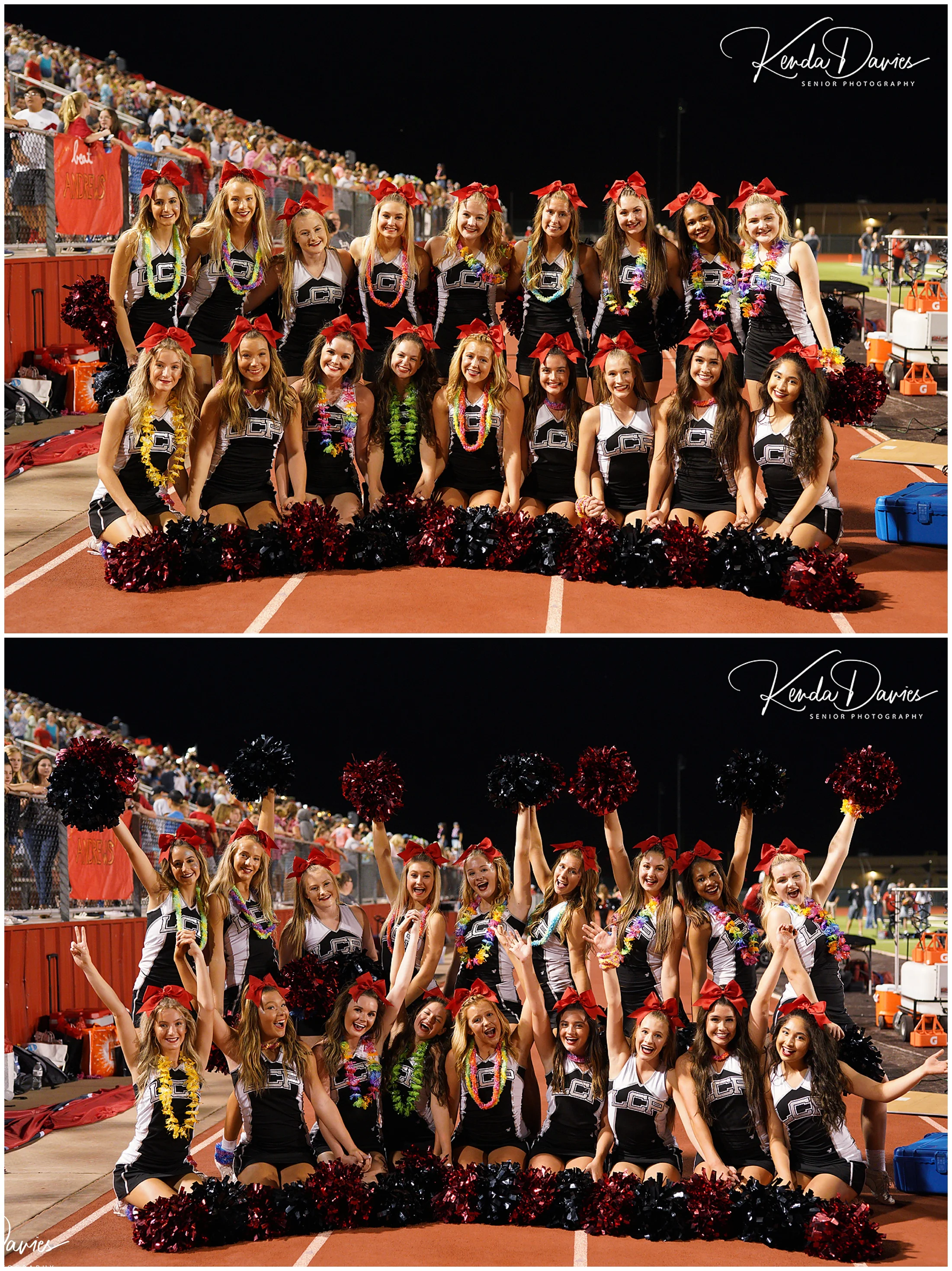 The beautiful and happy, Lubbock-Cooper Pirate Cheerleaders!!