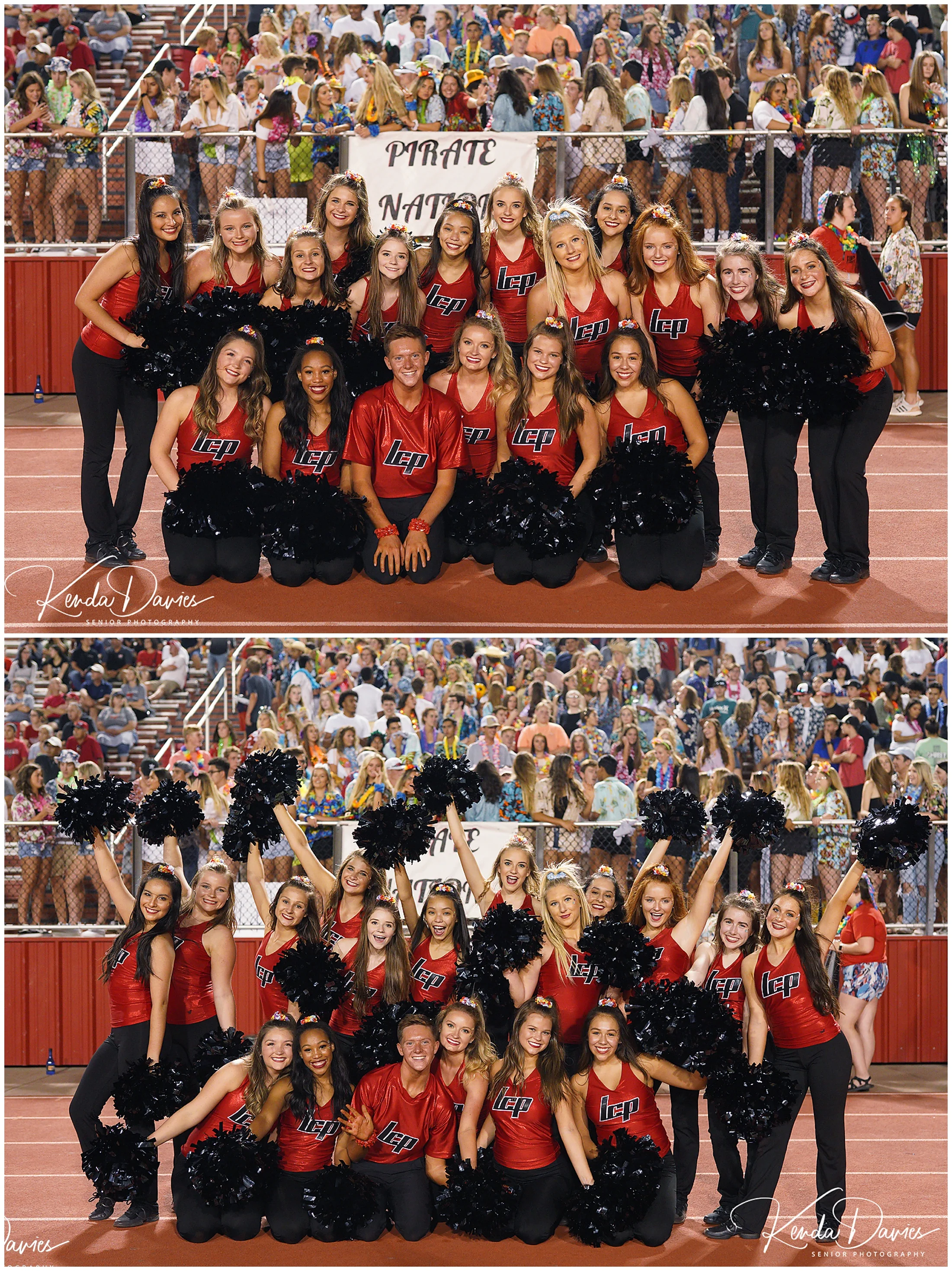 The vivacious LCP Pom Squad in all their glory!!