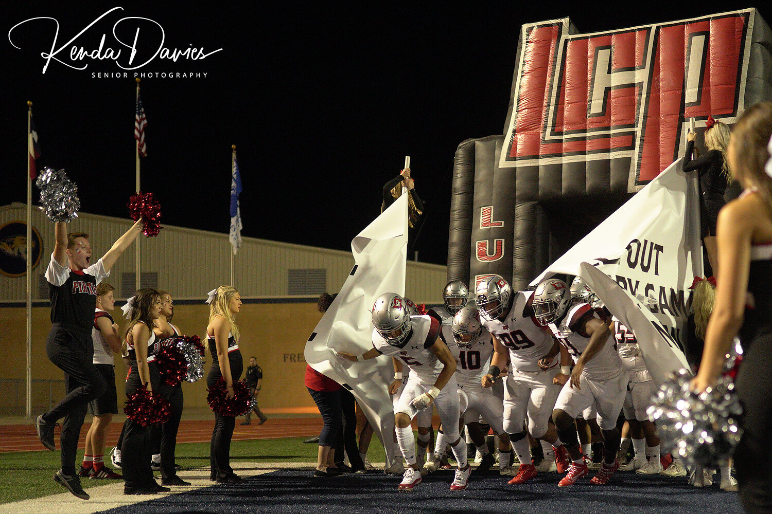 Pirates take the field after halftime