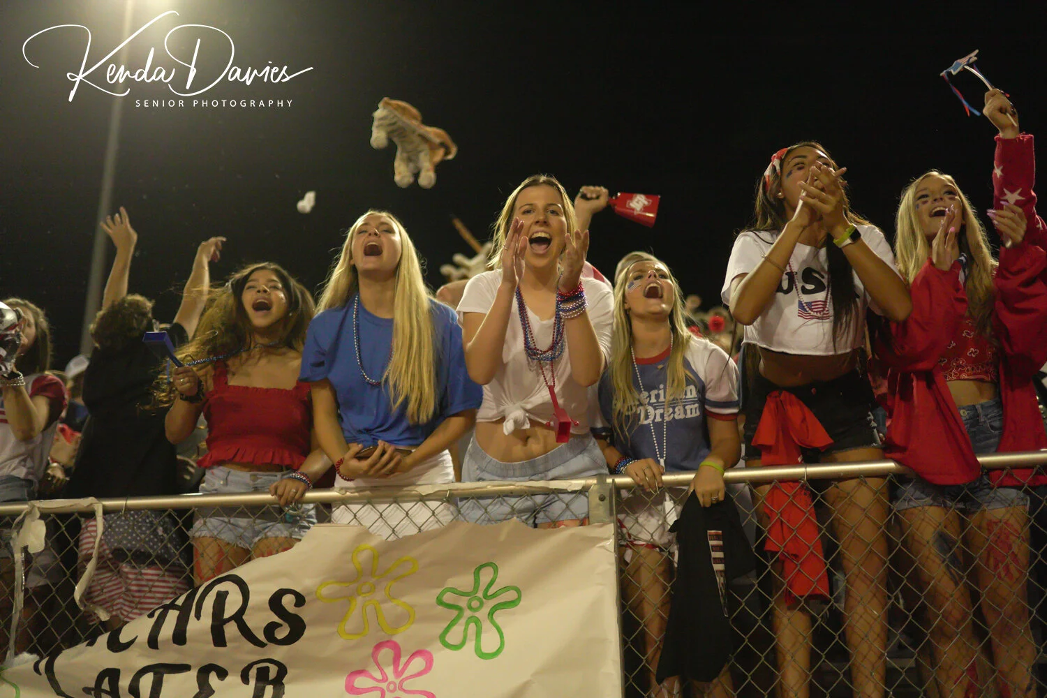 Love the passion of our student section! Notice the stuffed Tiger being tossed in the air! LOL