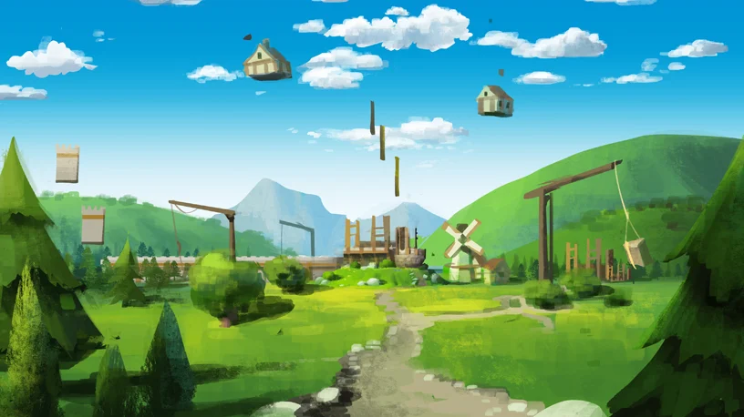 Concept for when the town is being built up