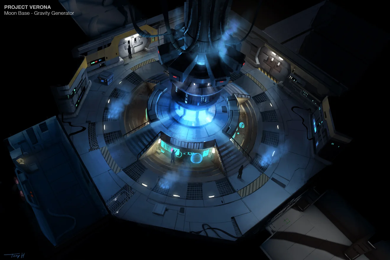 Moon base Gravity Generator