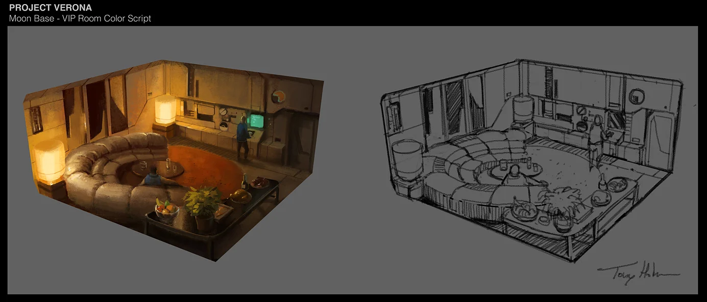 Moon base - VIP Room