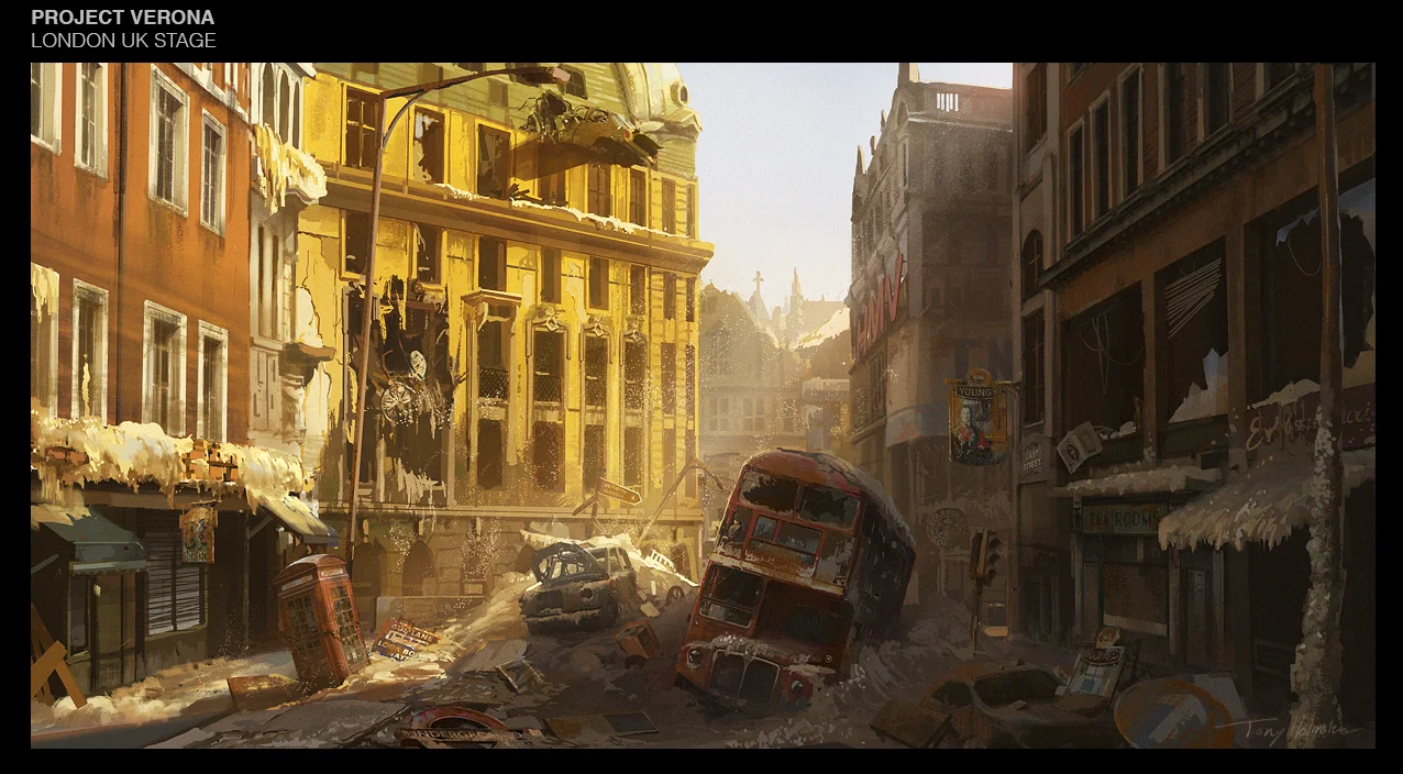 Game concept art. Photoshop