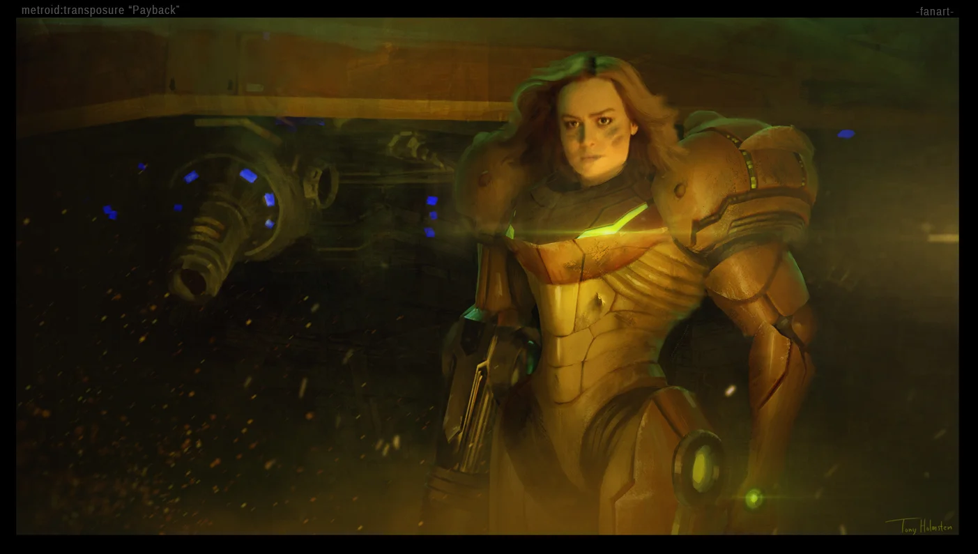 Metroid personal project, visual development