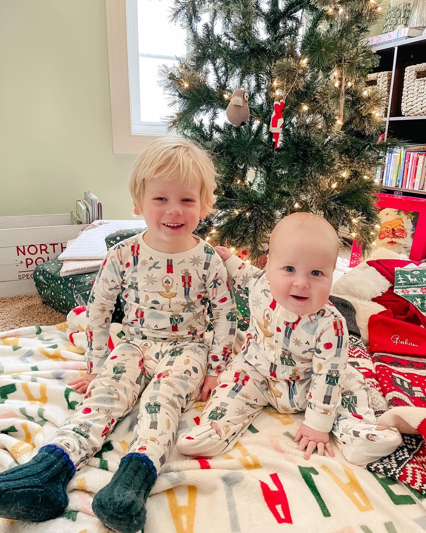 Merry Christmas !🎄Such a nice day of relaxing, baking, opening and playing with presents. Lochner had his first Christmas of having some idea of Santa and why we celebrate Christmas. ✨ Last night he was very excited to set Santa&rsquo;s tray by the 