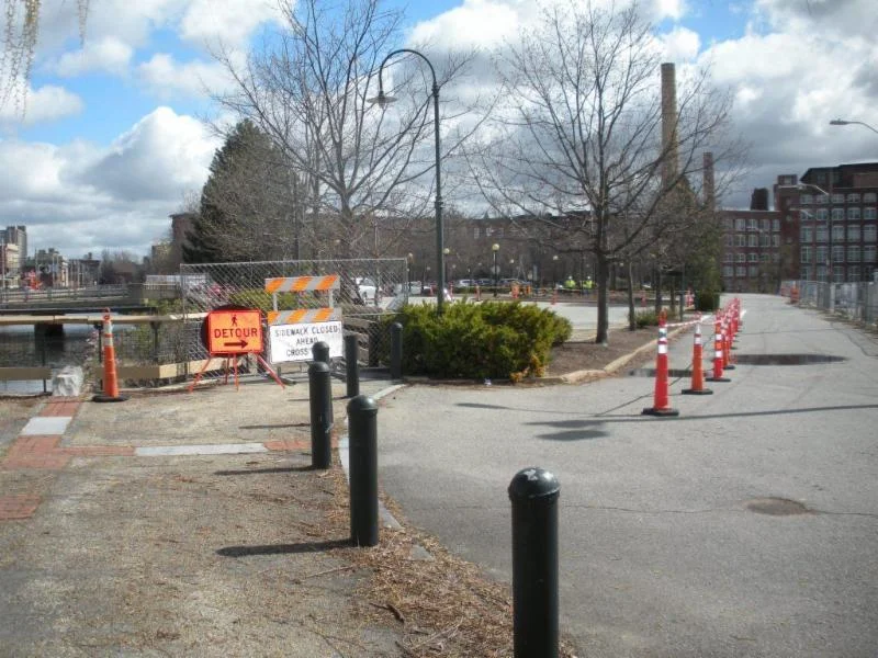 Pedestrian Detour Area