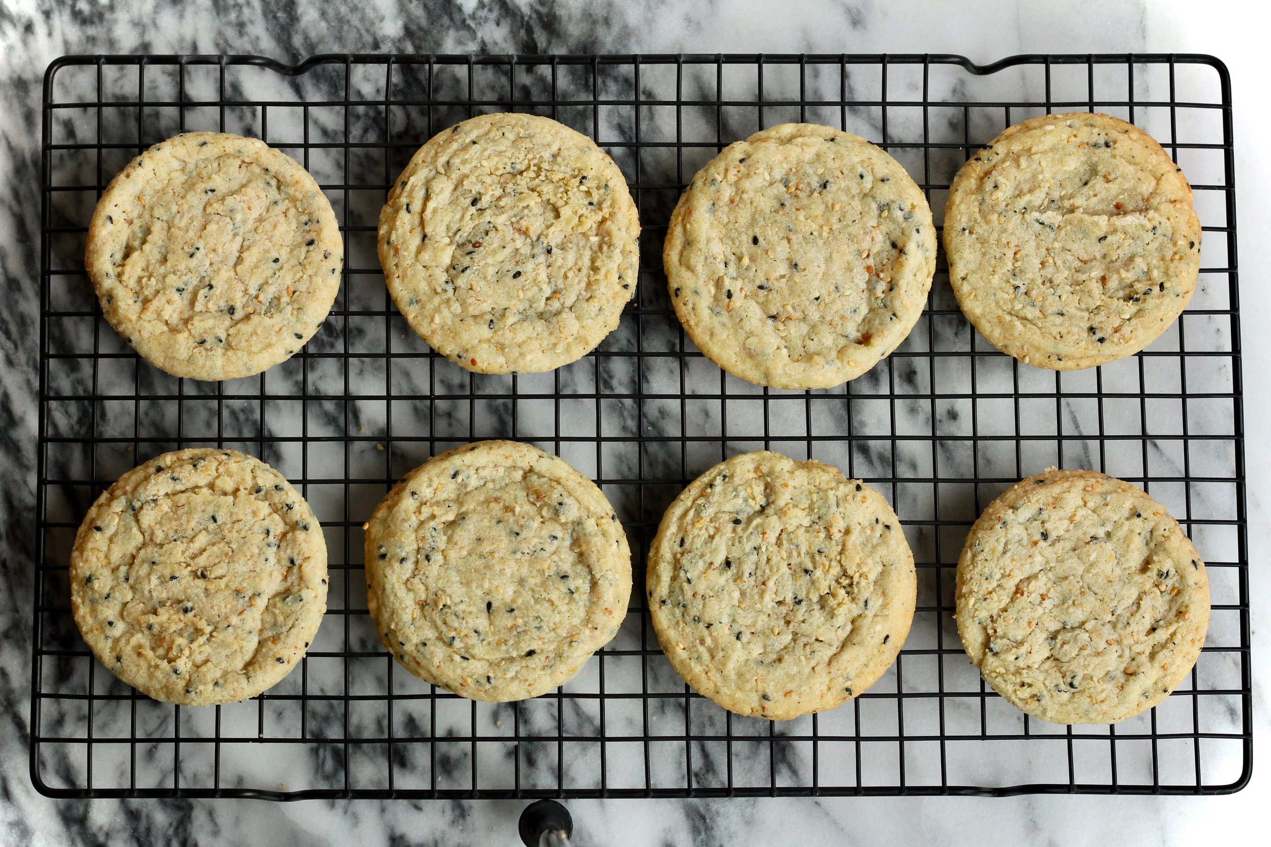 Toasted Sesame Seed Cookies from BetsyBakes.com