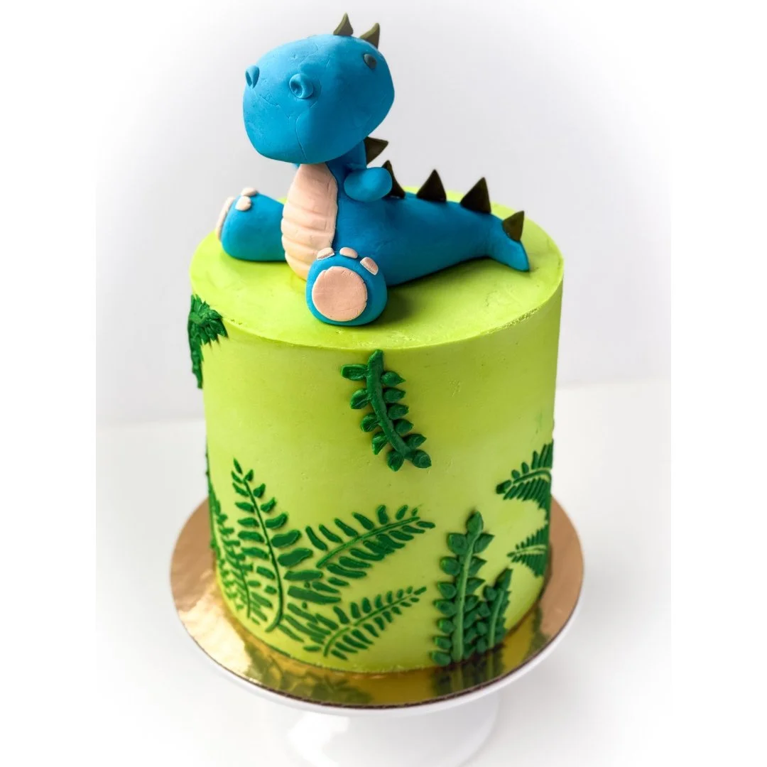 Cake #8 of 2026: Three layers of yellow cake filled with chocolate buttercream and decorated for a dinosaur-loving two year old 🦖🎂⁠
.⁠
.⁠
.⁠
.⁠
.⁠
.⁠
.⁠
.⁠
.⁠
.⁠
.⁠
.⁠
#betsybakes #food52 #bakersofinstagram #cookie #instabake #foodblogfeed #cakeins