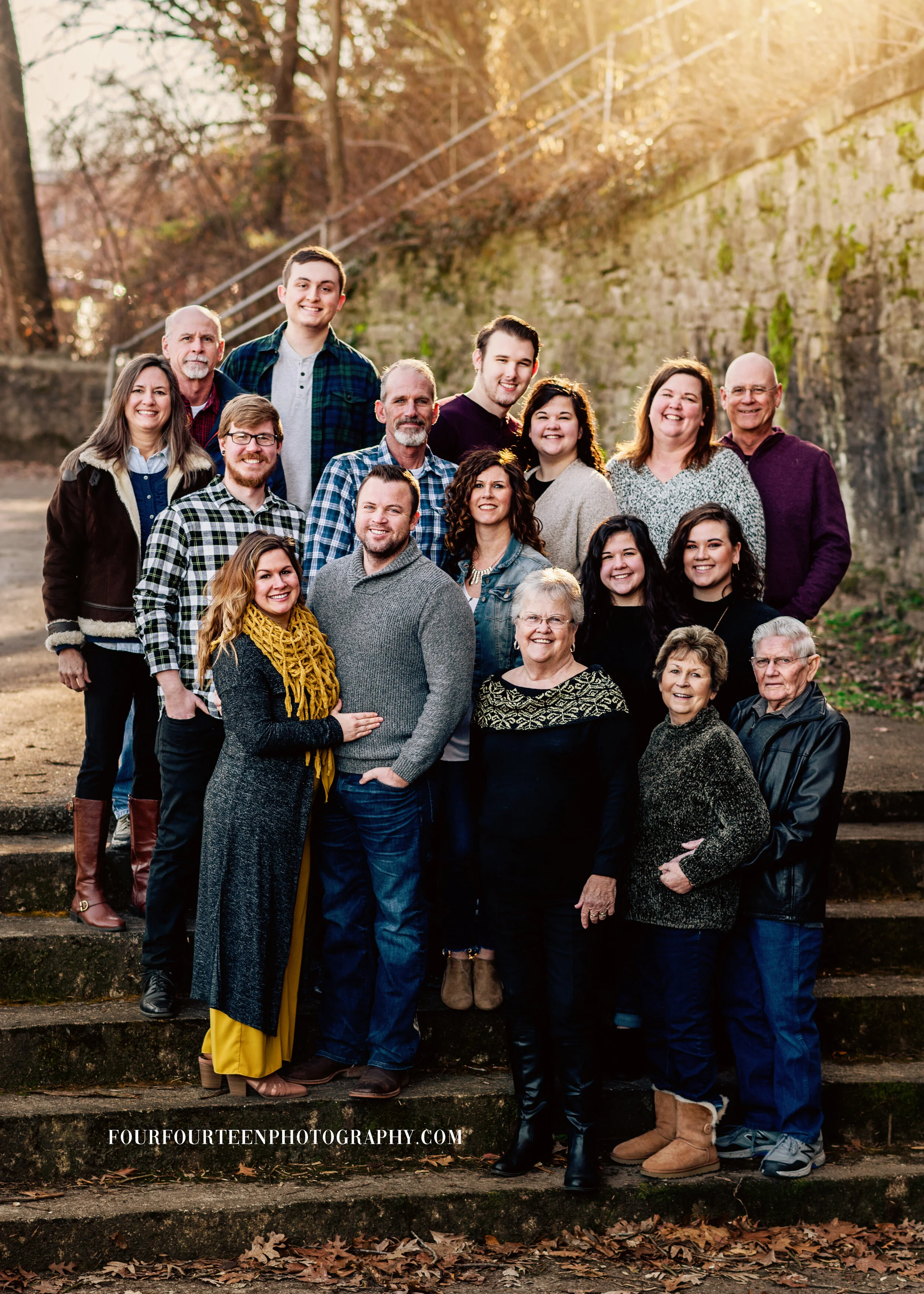 A Family Gathering { Downtown Siloam Springs, Arkansas | Family Photography }