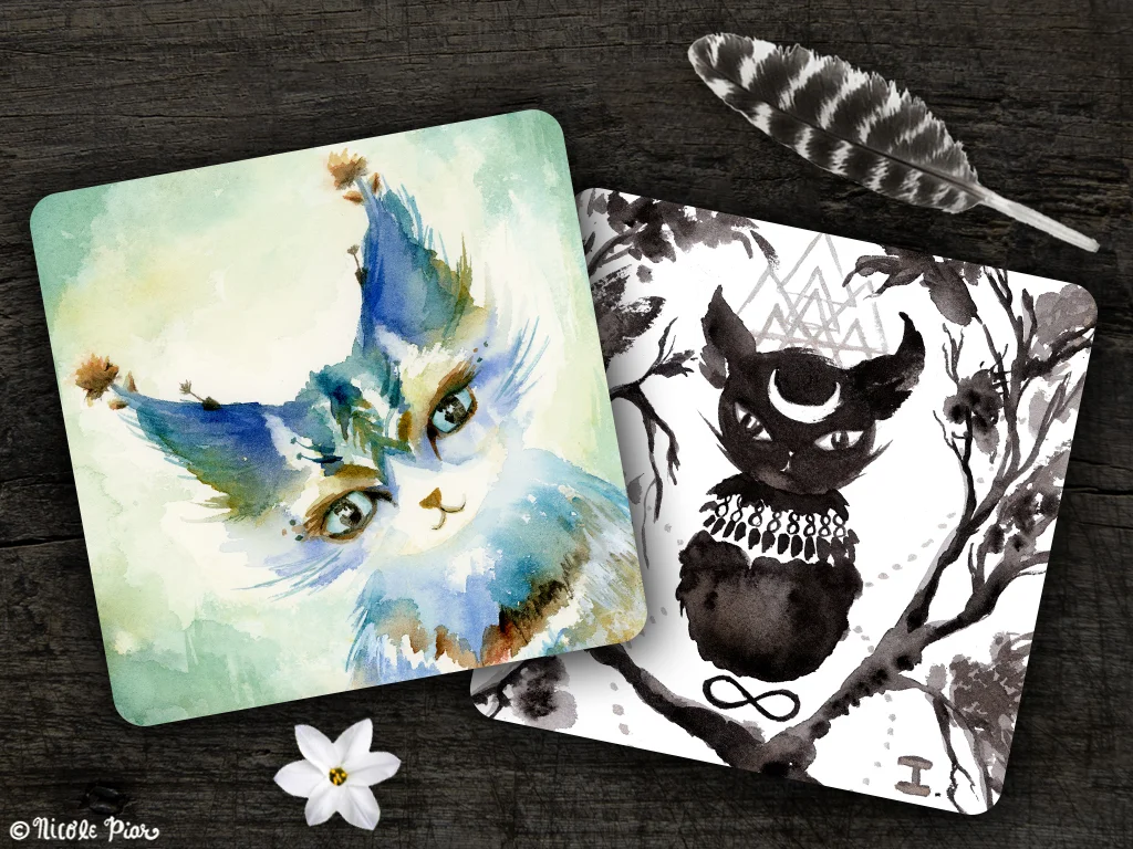 Spirit Cat Cards, by Nicole Piar