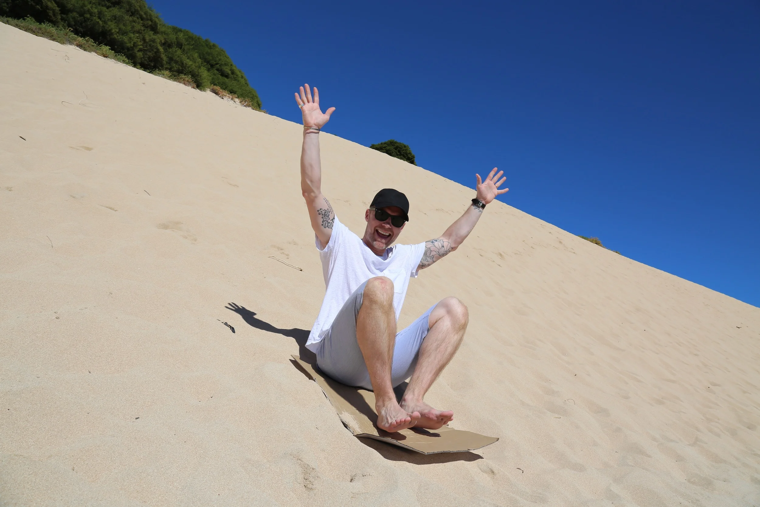 Top: James Perse Shorts: Club Monaco Sunnies: Rayban Hat: No name