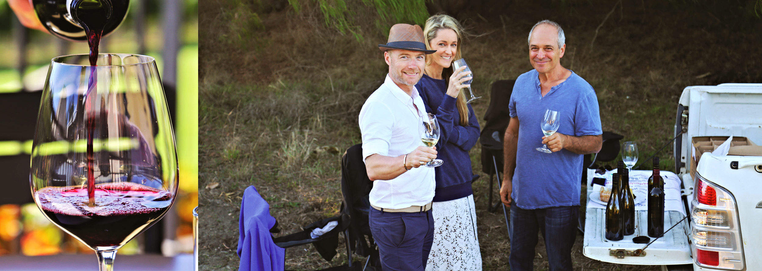 RONAN -&nbsp;Shirt: James Perse Shorts:&nbsp;Saturdays NYC Belt: Club Monaco Hat: Helen KaminskiSTORM -&nbsp;Dress: Maje Mens Jumper: Saturdays NYC