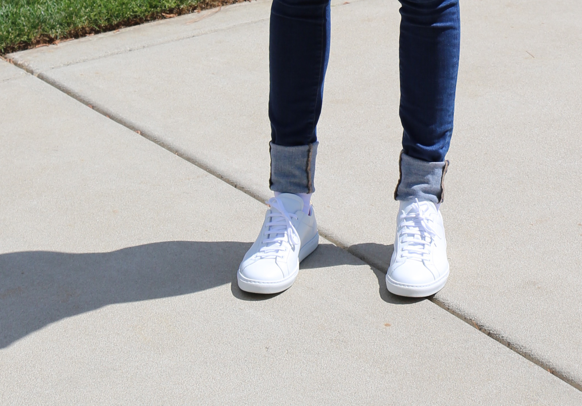 Shoes: Common Projects, Jeans: Frame