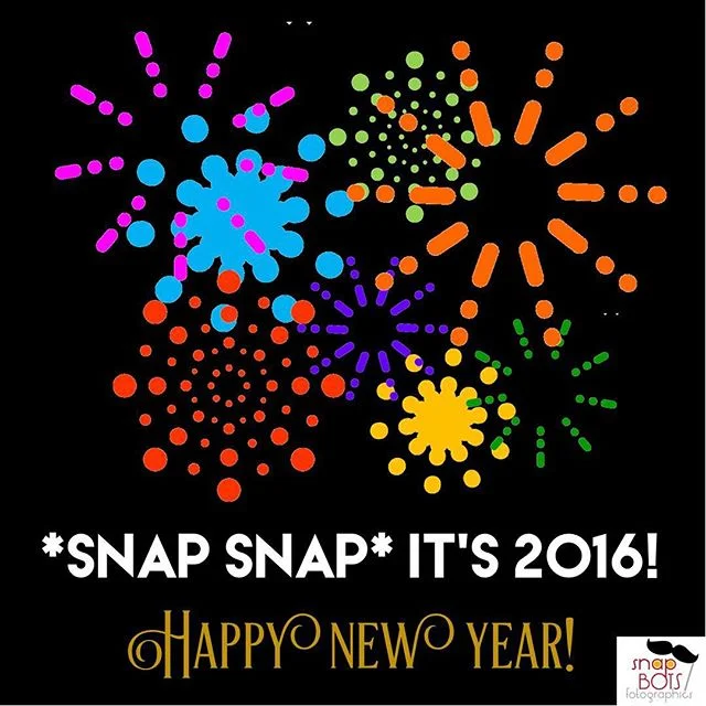 2015 had been a phenomenal year for #SnapBotsFotographics! Thank you to all those who welcomed us to celebrate their happy moments with them this year. It's been a fun-filled one with a lot of 'new stuff', including a #BotBooth on the #SFBay! ⛴🛳🌉🌃