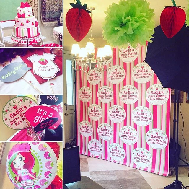 Happy Sunday! We had a great time snapping away for Sadia's Very Berry Baby Shower! | #strawberryshortcake #snapbotsfotographics #sbf #snapbots