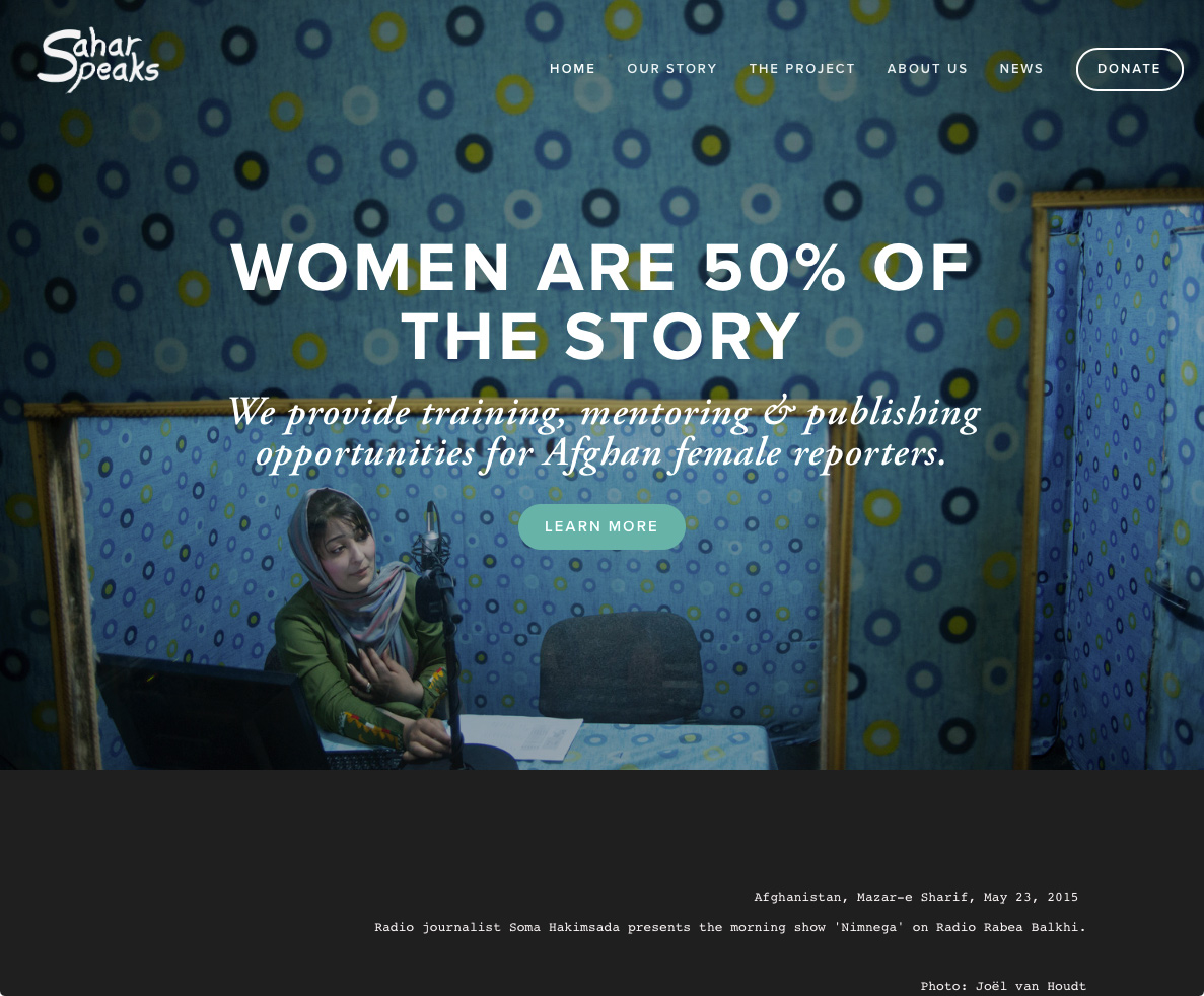 Mazar-e Sharif, women-run radio station