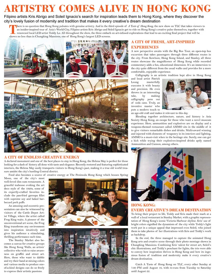 ARTISTRY COME ALIVES IN HONG KONG