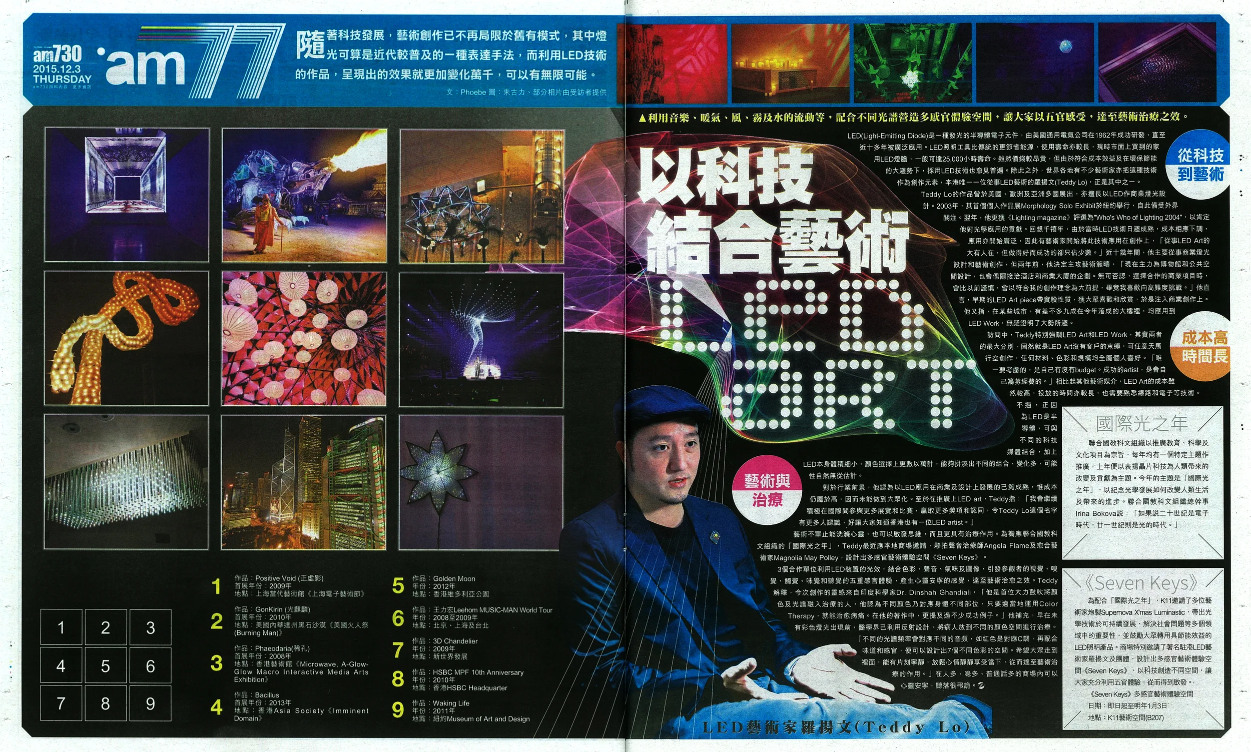 以科學結合藝術 @ AM730