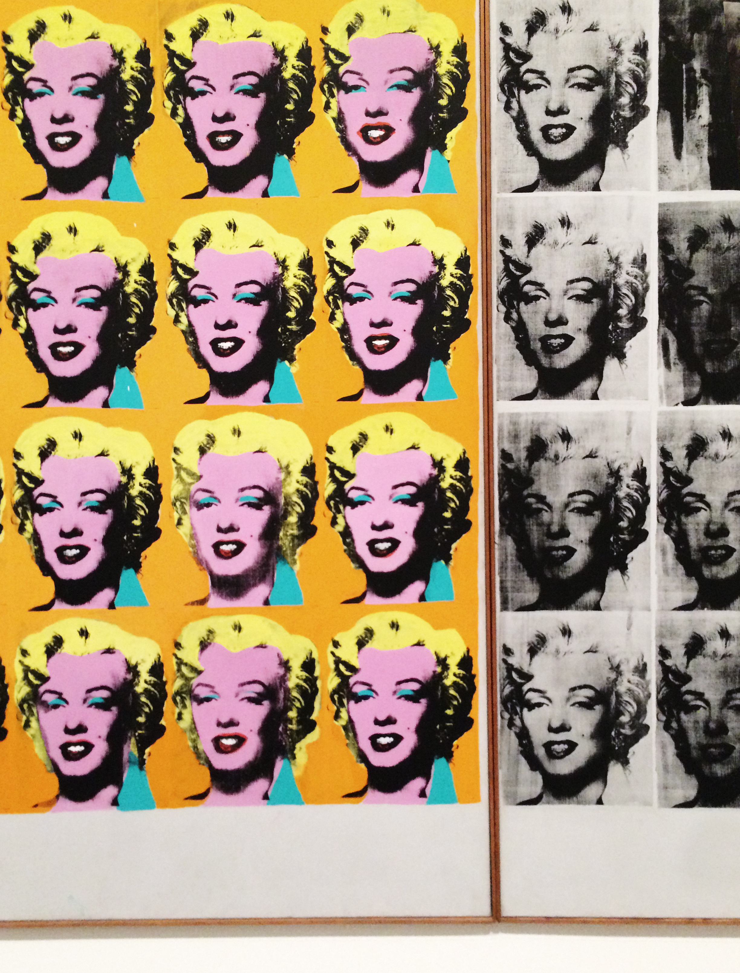 Andy Warhol, Marilyn Diptych , 1962. Tate Modern Museum. Photo by Sabina Radeva 2015.
