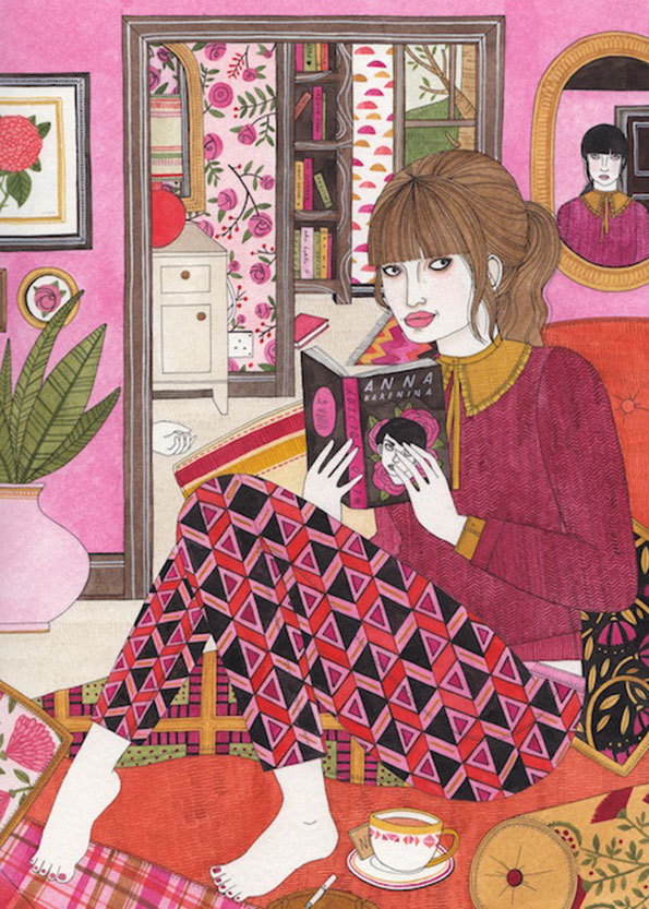 Laura Callaghan, The Pink Room . www.lauracallaghanillustration.com