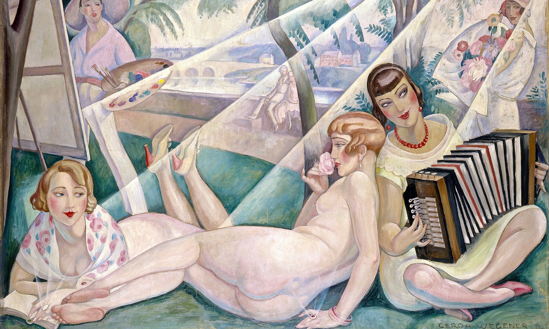 Gerda Wegener, A Summer Day , 1927. www.theguardian.com