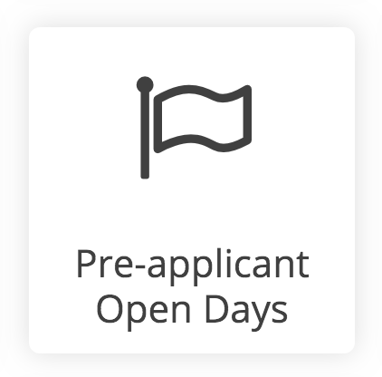 pre applicant open days