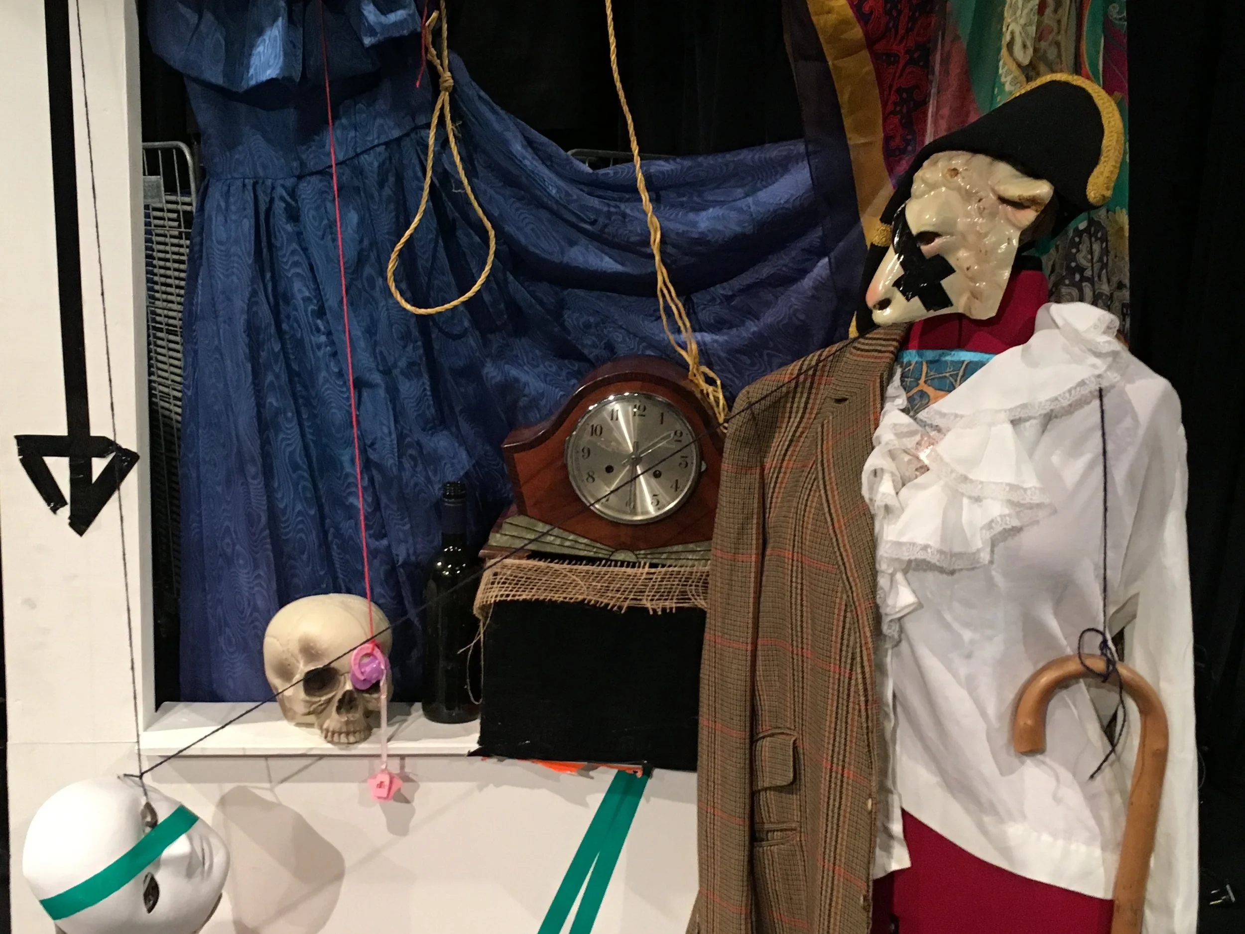  Artist educator Paul Raymond led a workshop building Paula Rego inspired stage sets and developing drawings and prints from their creations as part of the Sketchbook Circle event in 2016. 