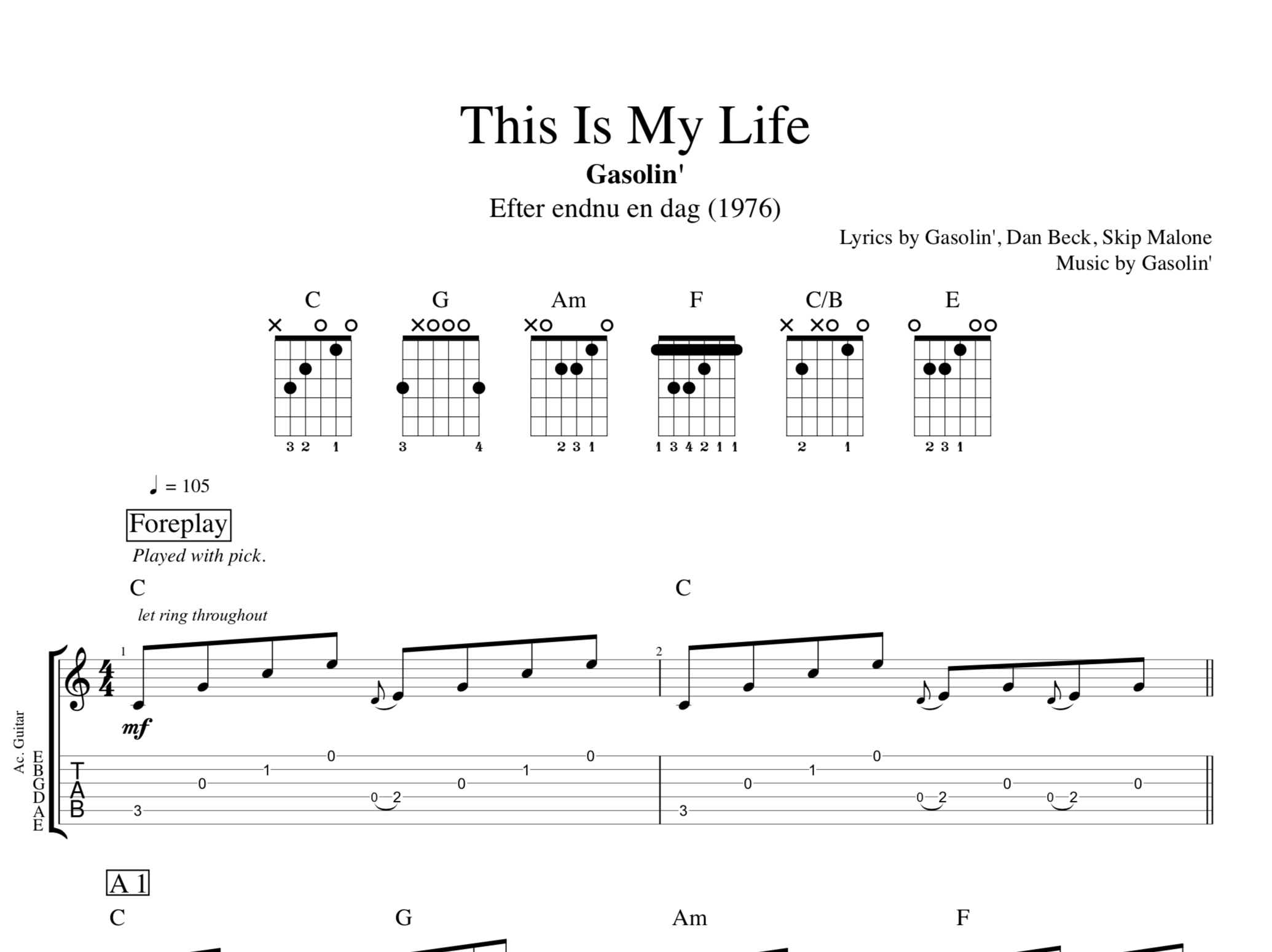 This Is The Life Lyrics