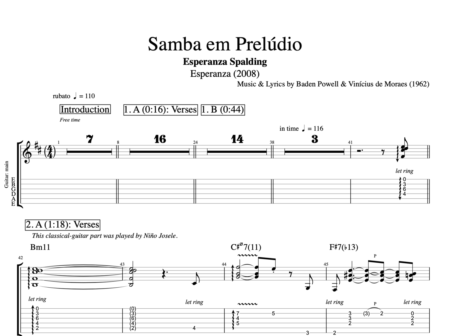 Samba em Prelúdio · Esperanza Spalding