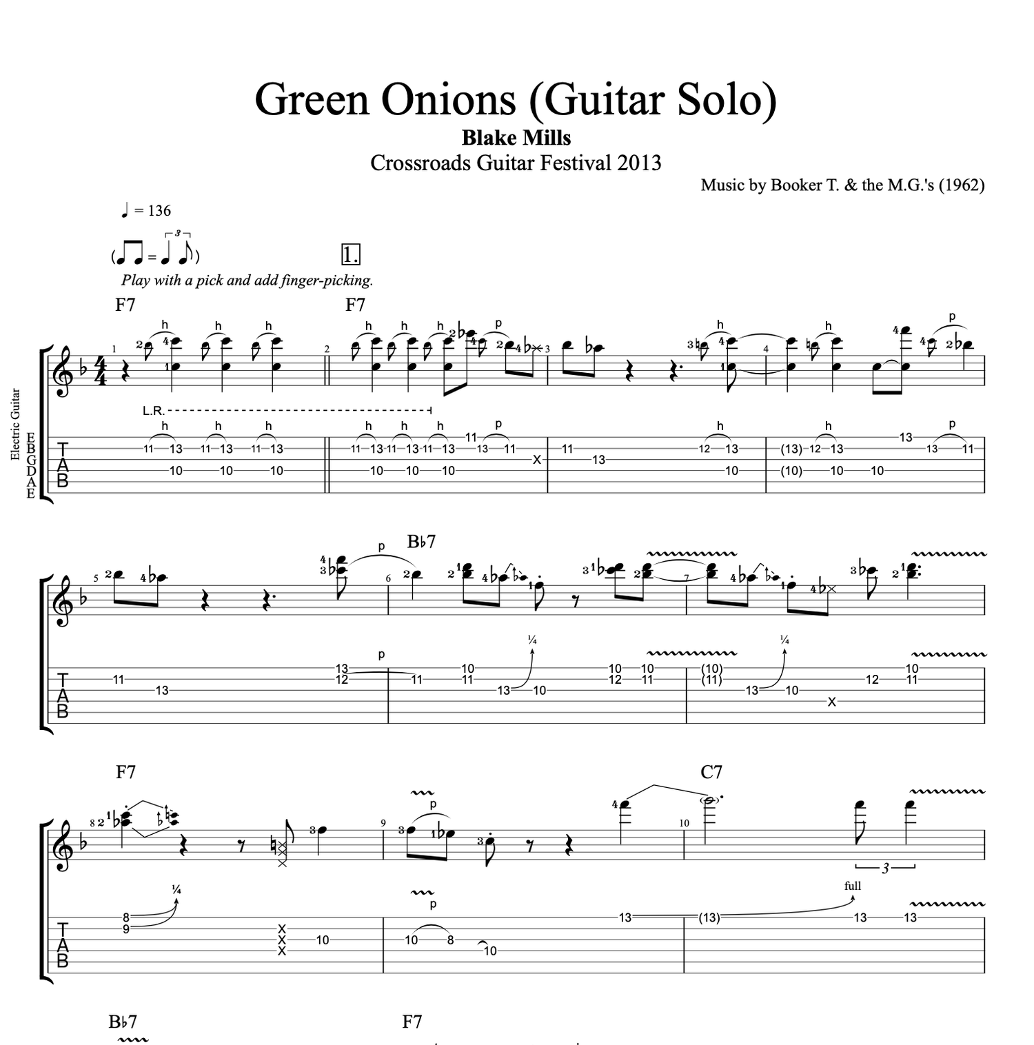 Cross Road Blues (Crossroads) Sheet Music | Robert Johnson | Guitar  Chords/Lyrics