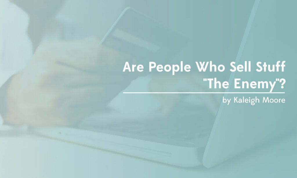 Are Freelance Writers Who Sell Things "The Enemy"?