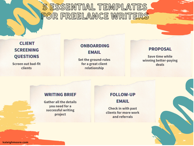 5 Templates Every Freelance Writer Needs