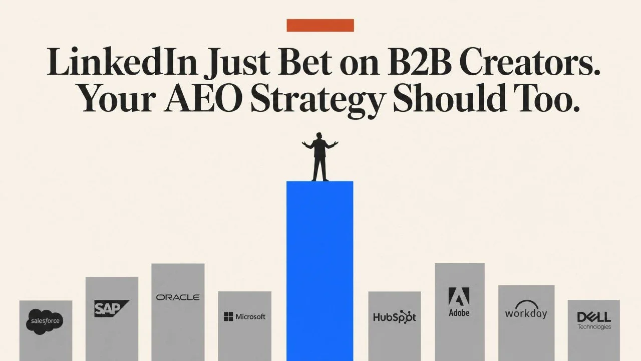 LinkedIn Just Bet on B2B Creators. Your Brand Should, Too.