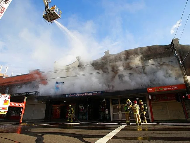 Shop Fire in Dulwich Hill