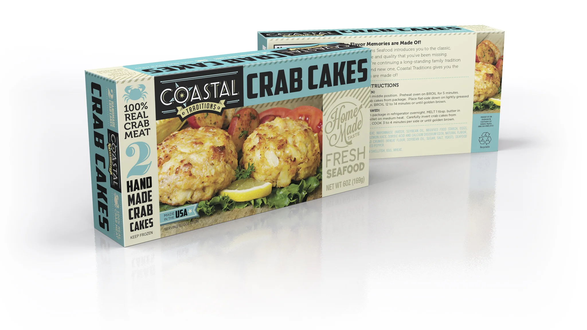 Highliner Foods Crab Cakes Box