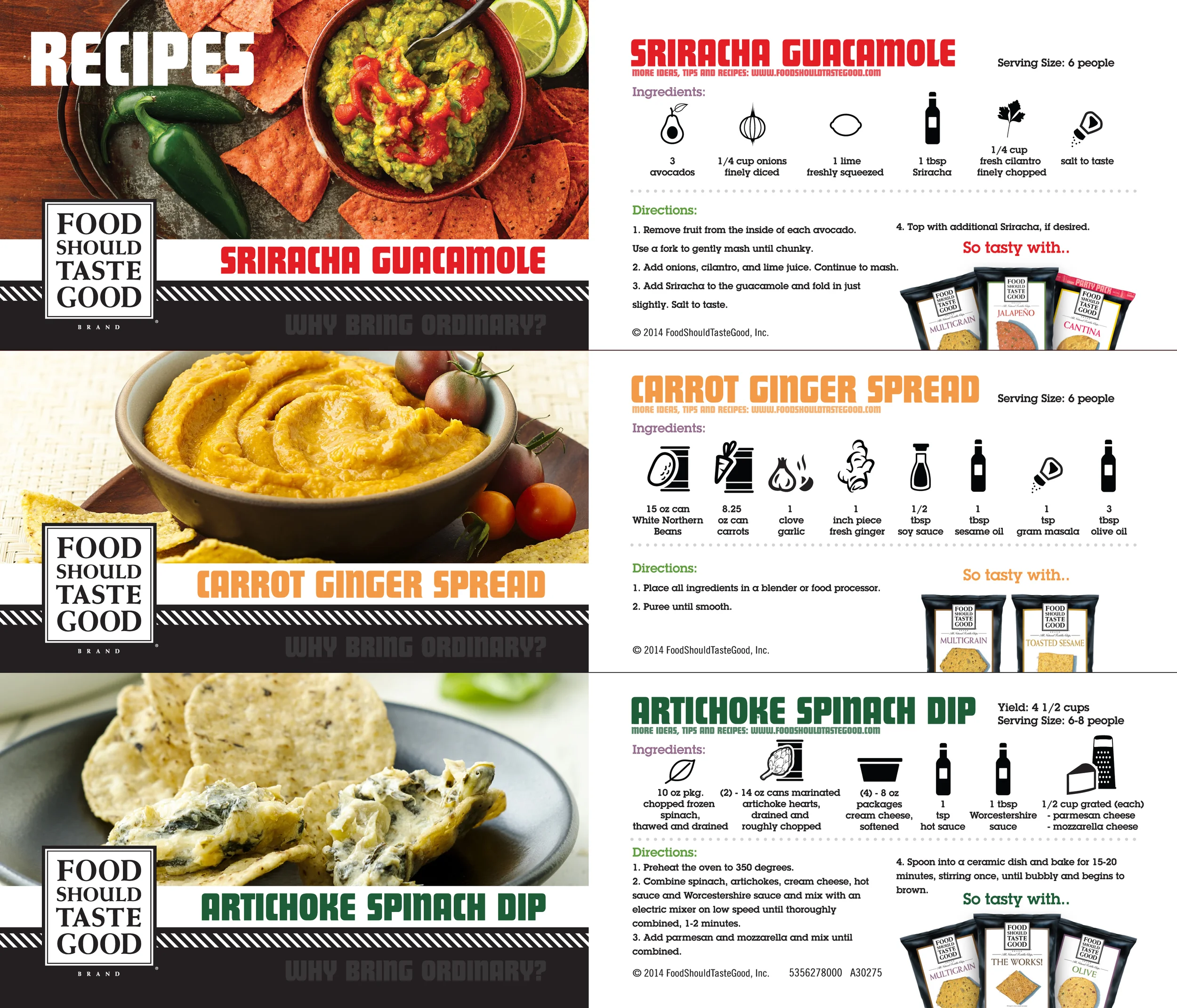 FSTG Tearpad Recipes