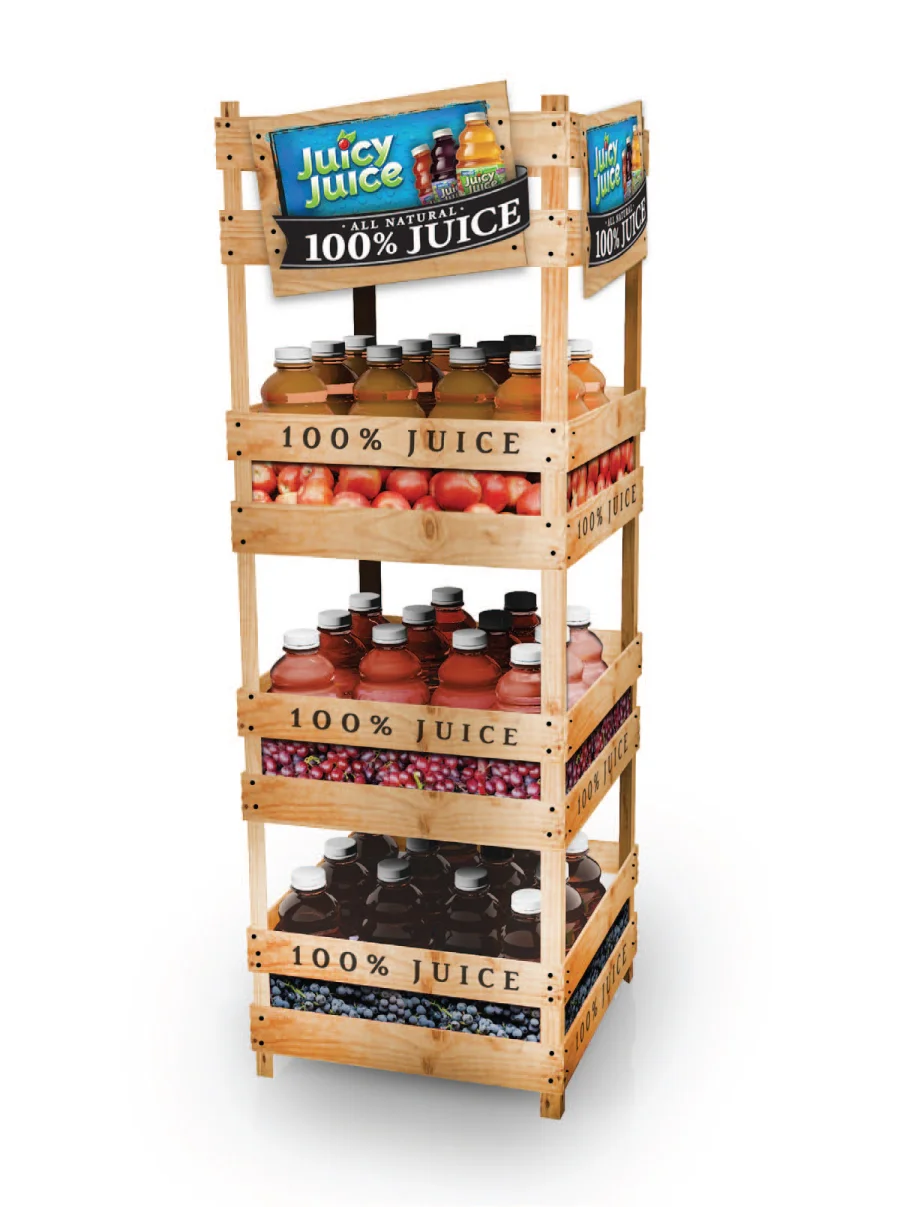 Juicy Juice Crate Display Concept