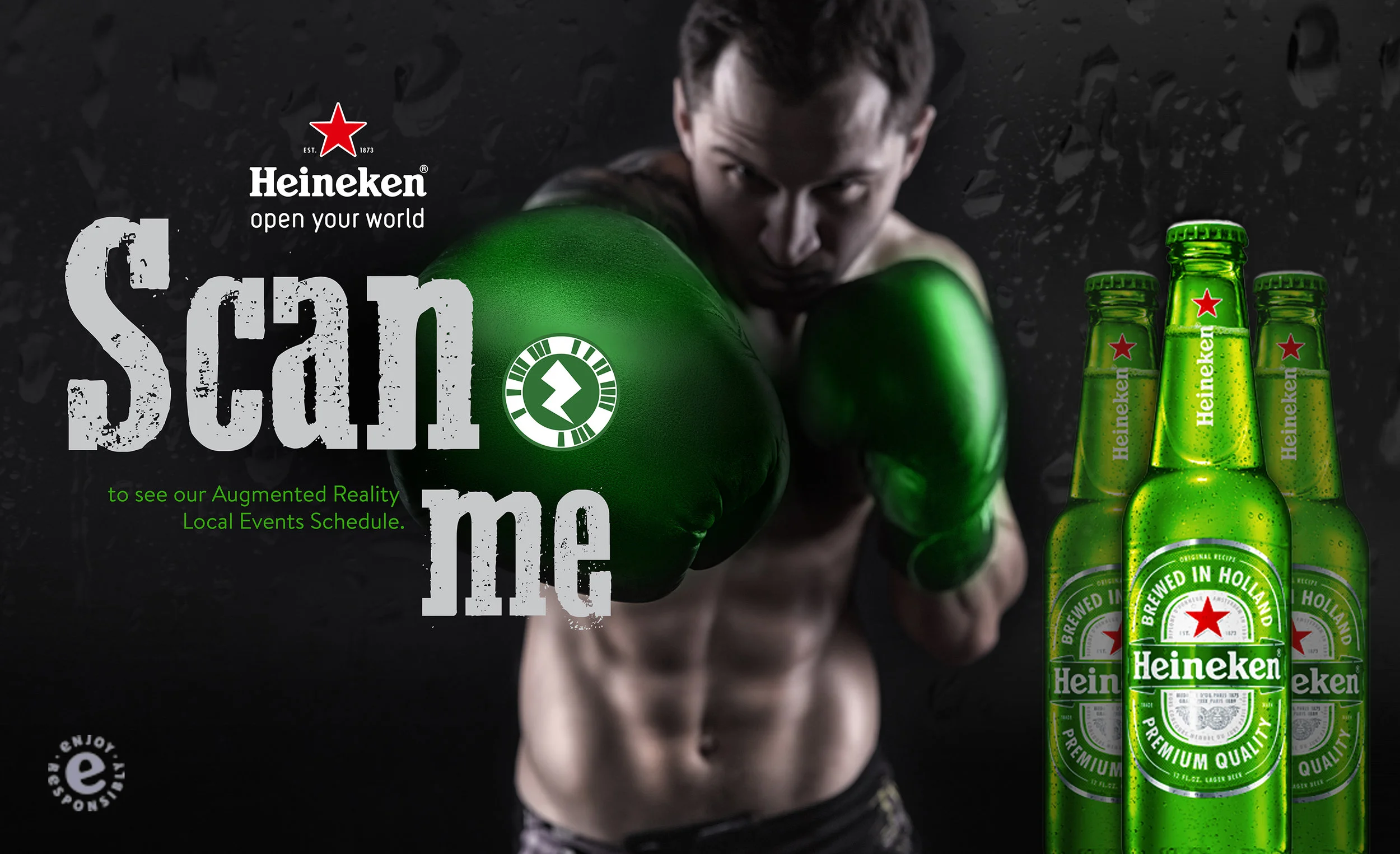Heineken Zapper Sign