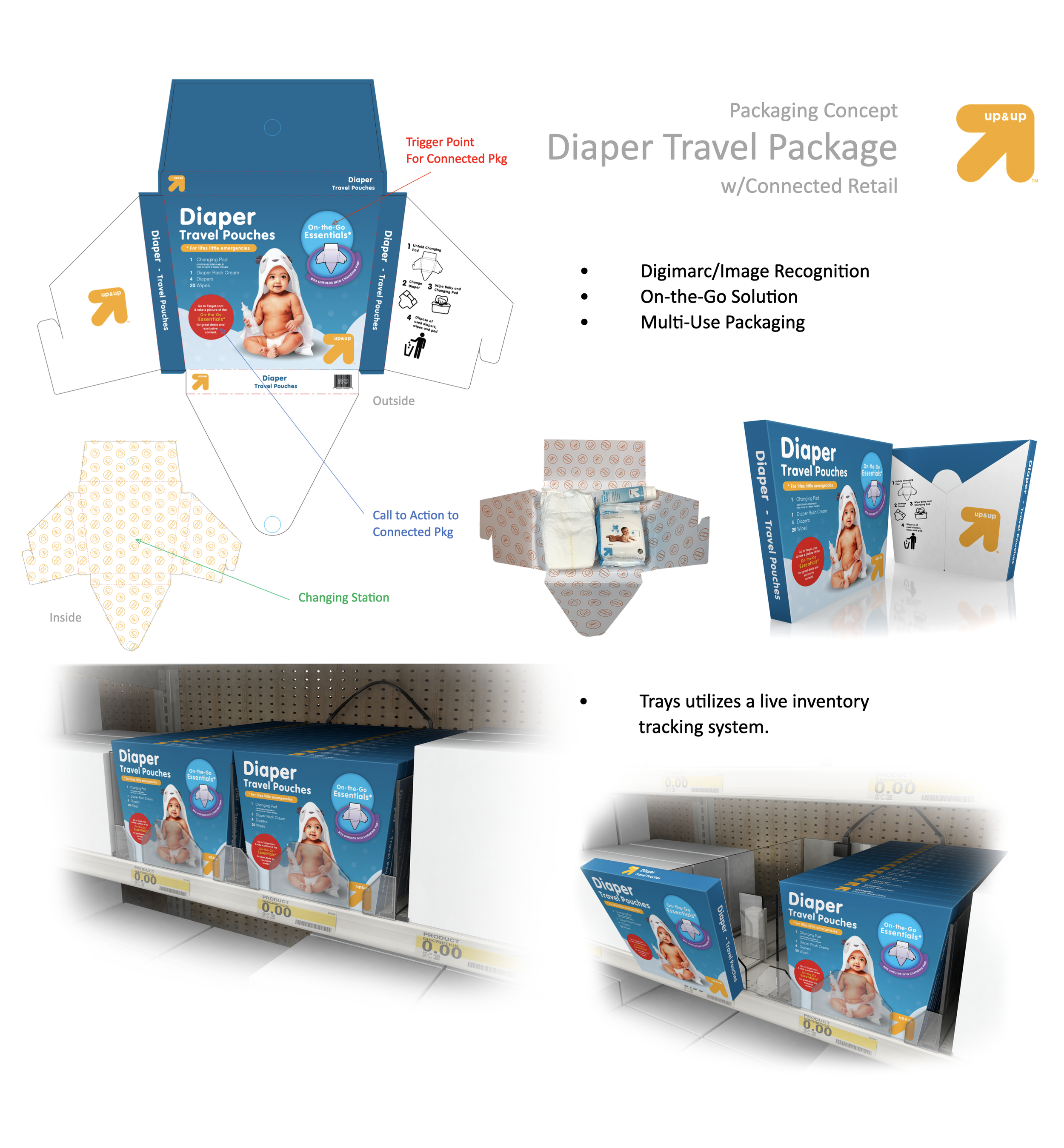 Up &amp; Up Diaper Travel Pak