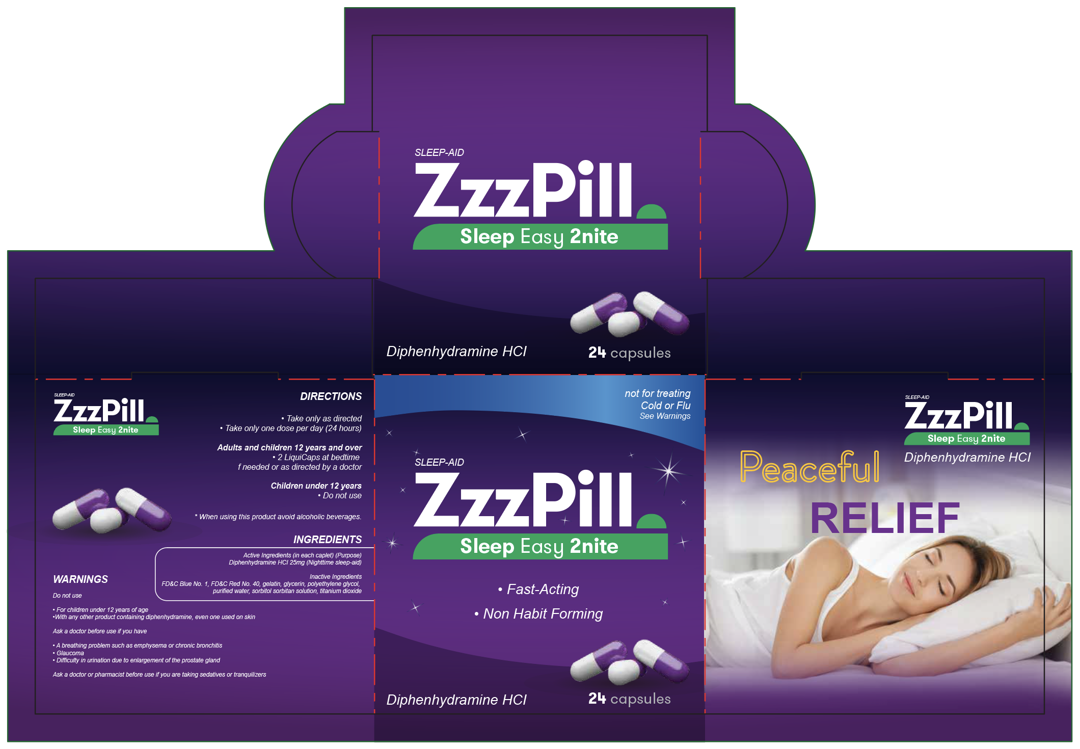 Zzz Pill Package Concept